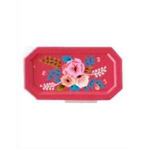 NEW ONE HUNDRED 80 DEGREES floral trinket tray in hot pink